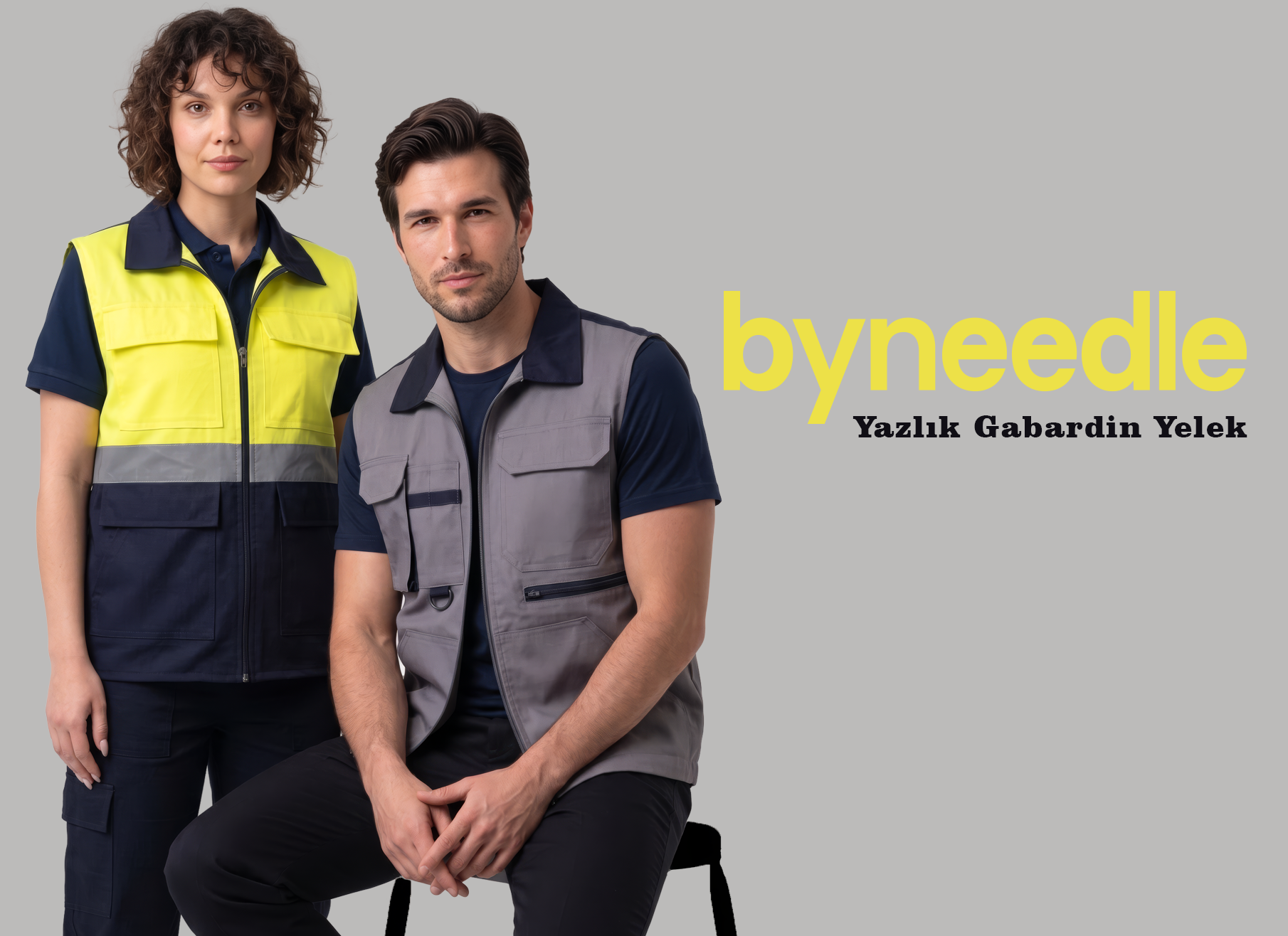 By Needle Gabardin Yazlık Yelek Modelleri